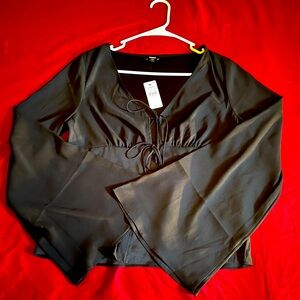 Express Black Kimono